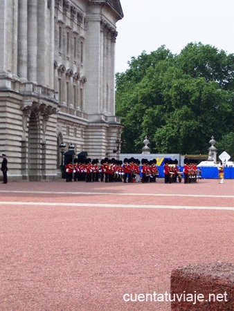 Cambio de Guardia en Buckingham Palace, Londres.